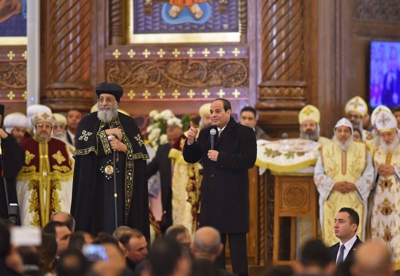 السيسي يدشن أكبر مسجد وكاتدرائية في العاصمة الإدارية الجديدة