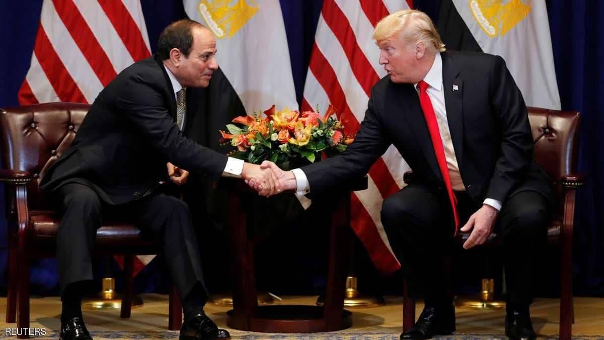 ترامب: السيسي يقود مصر إلى مستقبل يتسع للجميع