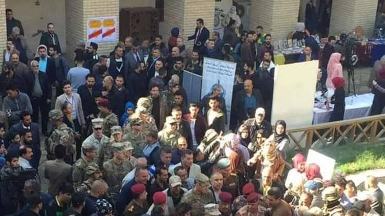 جنود أمريكيون يتجولون في أعرق شوارع بغداد والشرطة توضح