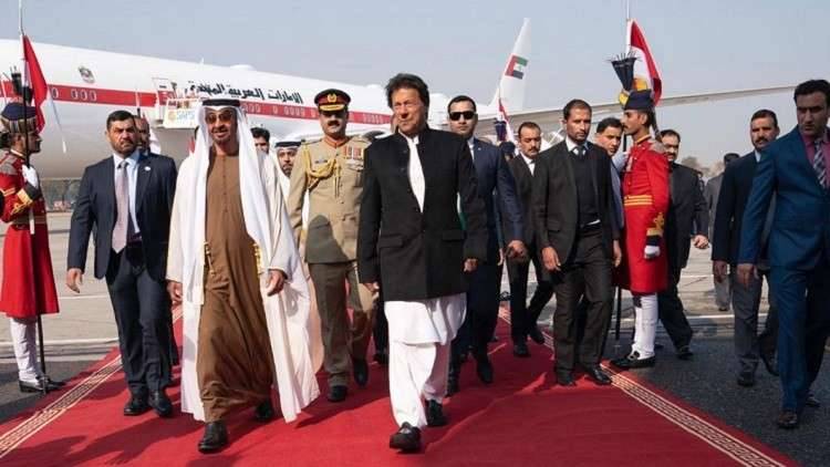 ولي عهد أبو ظبي يجري مباحثات في باكستان
