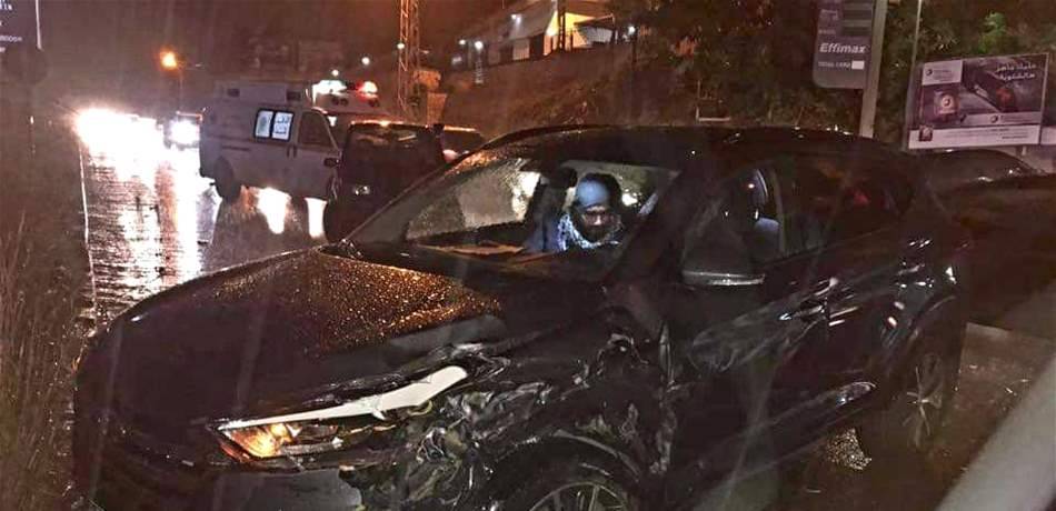 8 جرحى بينهم 4 أطفال بحادث سير فجراً على طريق عام جعيتا