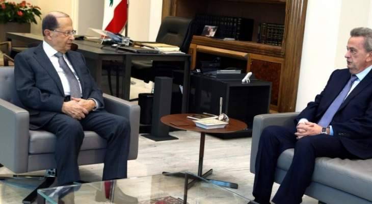 سلامة من بعبدا: الإمكانات متوافرة لمتابعة تنفيذ السياسات النقدية التي يتّبعها مصرف لبنان