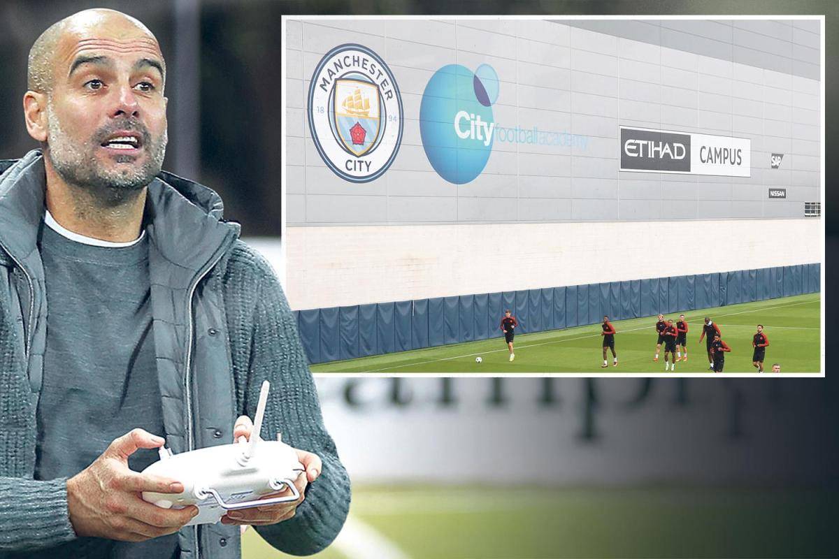 غوارديولا يستعين بالـ"درون" في تدريبات مانشستر سيتي