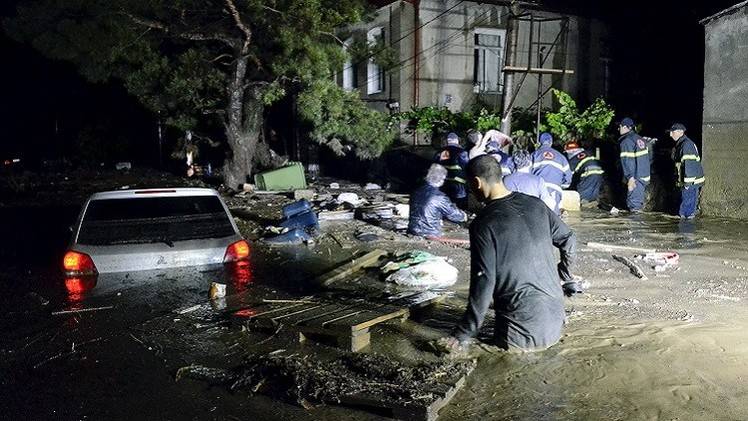 موسكو تعرض على جورجيا المساعدة لتجاوز آثار الفيضان
