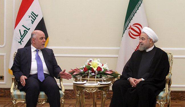 روحاني يستقبل العبادي ويؤكد دعم ايران الكامل للعراق