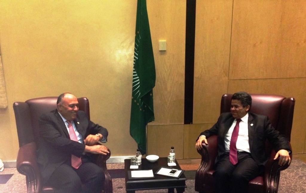 تنسيق المواقف الليبية والمصرية حول ملف الأزمة الليبية بالاتحاد الأفريقي والمحافل الدولية والإقليمية الأخرى