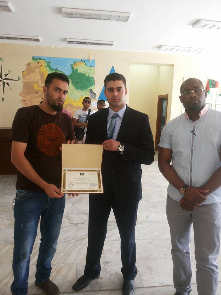 تكريم أسر شهداء منتسبي جهاز الشرطة في بنغازي