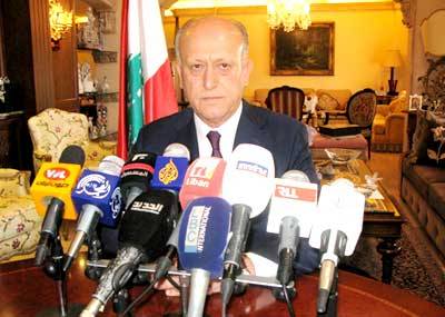 ريفي : علينا أن نتحصّن للحظة سقوط سوريا
حزب الله والوطني الحرّ يتحمّلان مسؤوليّة التعطيل