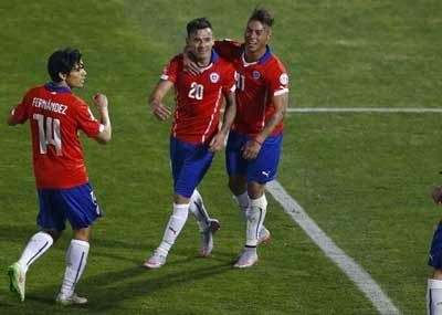 كوبا أميركا 2015 في كرة القدم: تشيلي وبوليفيا الى الدور ربع النهائي وخروج المكسيك