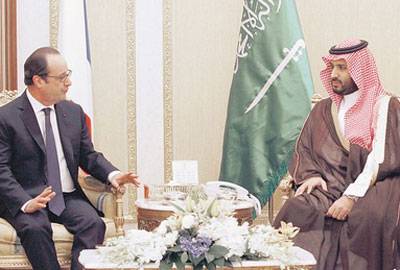 ولي العهد السعودي التقى الرئيس الفرنسي
فابيوس : قدمنا دراسة لبناء مفاعلين نوويين