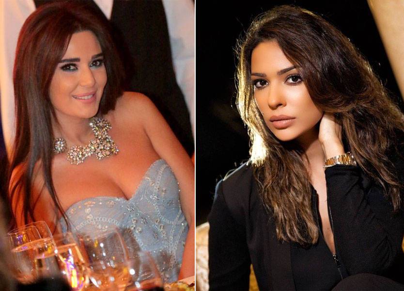 غزل متبادل بين نادين نسيب نجيم وسيرين عبد النور