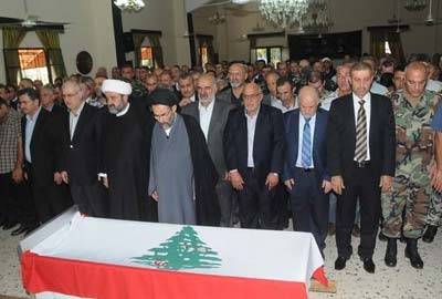 تشييع العميد محمد علي رمال في الدوير