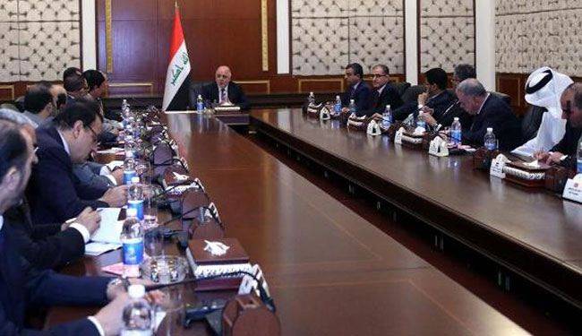 العبادي للسفراء العرب: نحضر لتحرير الموصل والرمادي
