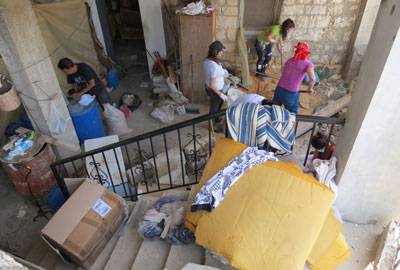 شبيبة كاريتاس لبنان  أهّلت 3 منازل في صيدا