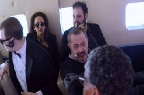 بالفيديو جورج وسوف يشتم رامز واكل الجو ويضربه