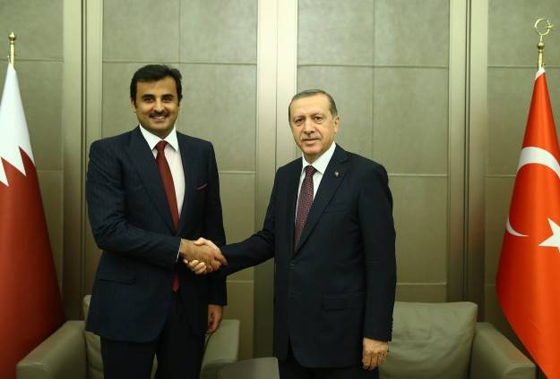 أردوغان وأمير قطر يبحثان التطورات على الساحة الإقليمية