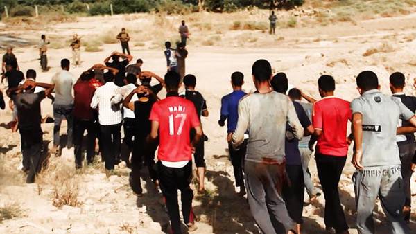 بالفيديو.. داعش ينشر مشاهد جديدة لمجزرة "سبايكر"