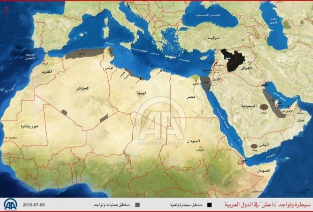 "عدوى داعش" تصيب 11 دولة عربية.. فمن هي؟
