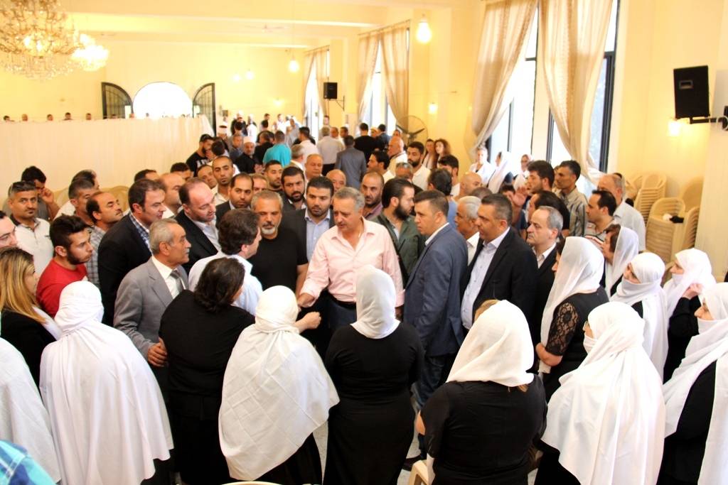 أرسلان يلتقي وفوداً ويزور آل شهيب في عاليه ويزور عرمون معزياً