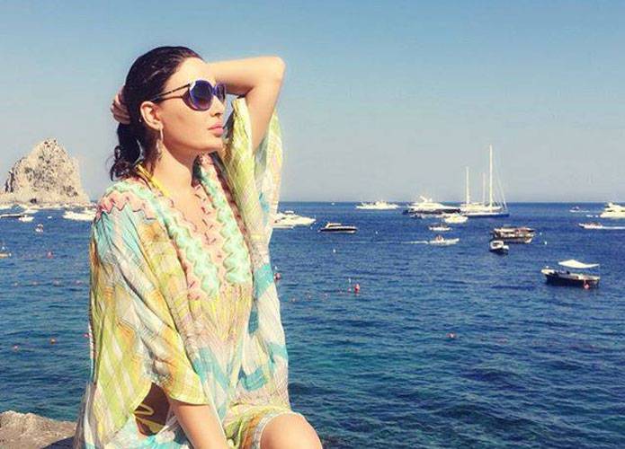 صور سيرين عبد النور وزوجها في إجازة رومانسية إيطالية..