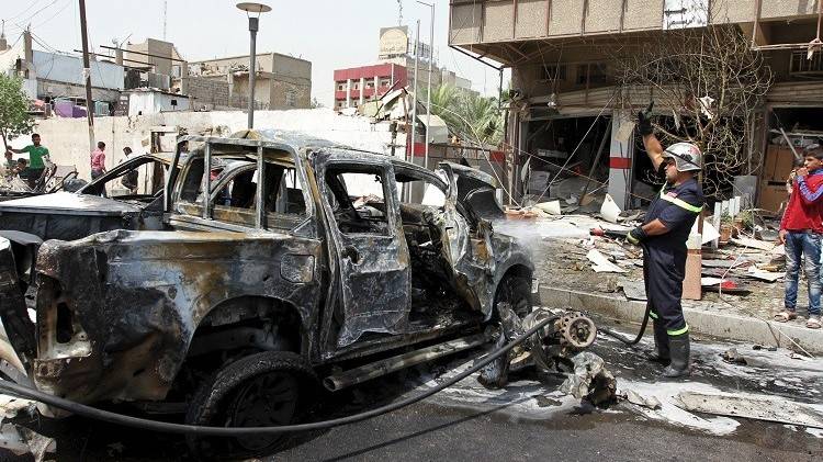 19 قتيلا بانفجار سيارتين مفخختين في بغداد