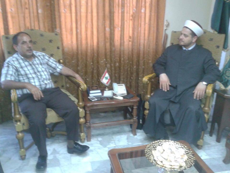 الحبال التقى وفد جبهة التحرير: لابعاد المخيمات عن سعير الفتن المذهبية