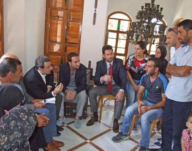 تيمور جنبلاط التقى أهالي
العسكريين المخطوفين