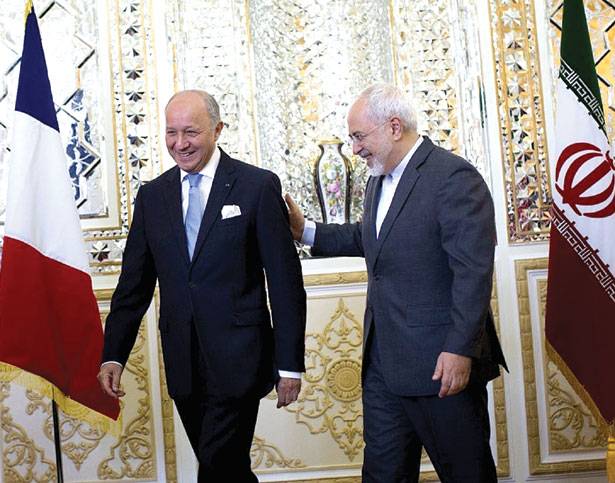 فابيوس في طهران على رأس وفد اقتصادي كبير:
نحترم إيران وثقافتها ودورها في التاريخ