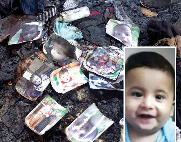 جريمة وحشية صهيونية
المستوطنون يحرقون رضيعا فلسطينيا