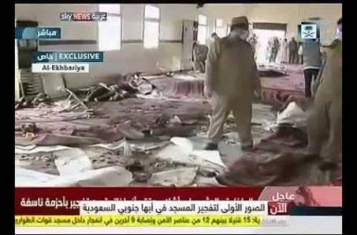 بالفيديو.. اللقطات الأولى لتفجير منطقة عسير بالسعودية .. وأشلاء الضحايا وصلت للسقف