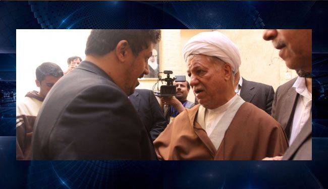 بالفيديو.. اللحظات التي ودع فيها هاشمي رفسنجاني ابنه الى السجن