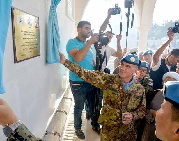 تدشين محطة تكرير مياه
في بلدة دير قانون النهر