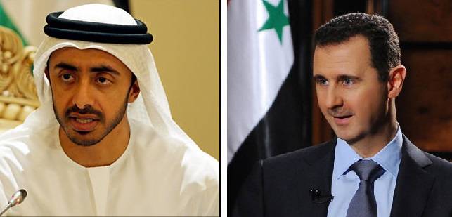 وزير خارجية الإمارات قد يزور دمشق