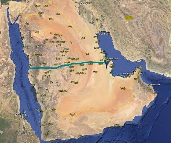 هل من الممكن  حفر قناة مائية بين الخليج العربي والبحر الأحمر ؟