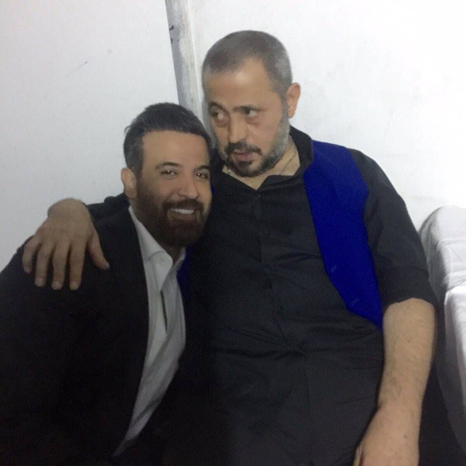 أنور الأمير إلى جانب سلطان الطرب جورج وسّوف في إهدن
