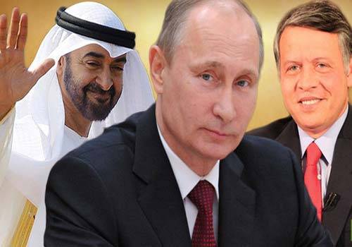 الرئيس الروسي يلتقي زعيما الأردن ومصر وولي عهد أبو ظبي هذا الاسبوع لبحث مشكلات الشرق الاوسط وتنسيق الجهود لمواجهة “الدولة الاسلامية” على الأرض