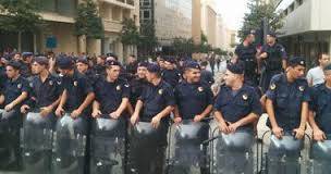الحجارة اصابت 35 عنصراًمن قوى الامن الداخلي