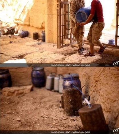 داعش ينشر صورا لتدمير 