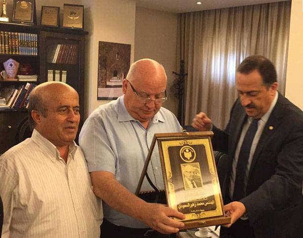 مؤسسة الثقافة والعلوم في صيدا
منحت السعودي درعاً تقديريّة
