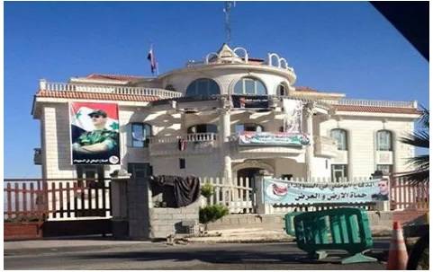 توسيع منزل فيصل القاسم وتحويله الى ثكنة عسكرية