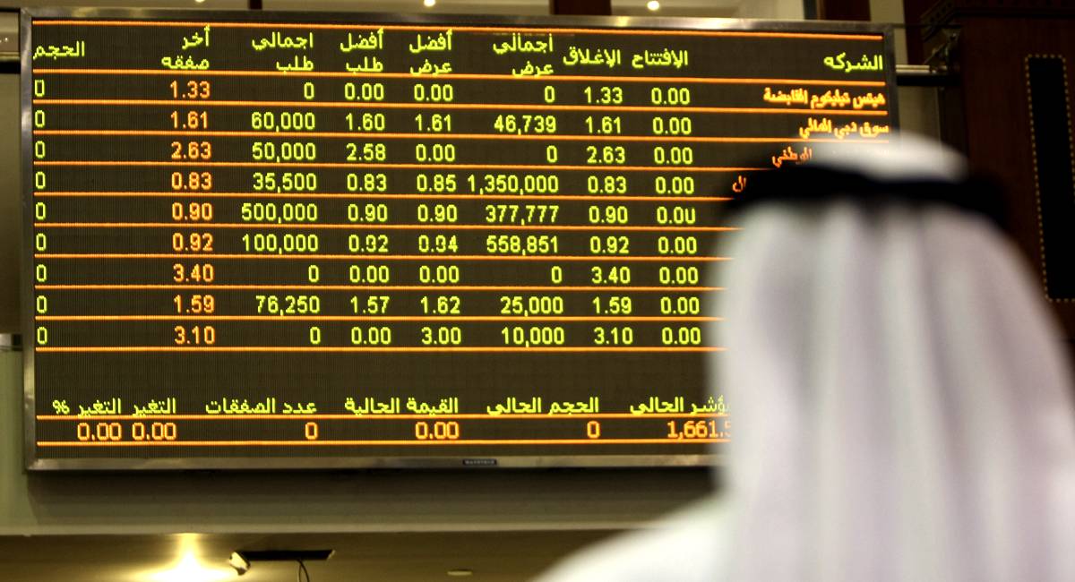 أسواق الخليج تتراجع مع هبوط الأسهم العالمية بفعل مخاوف الصين