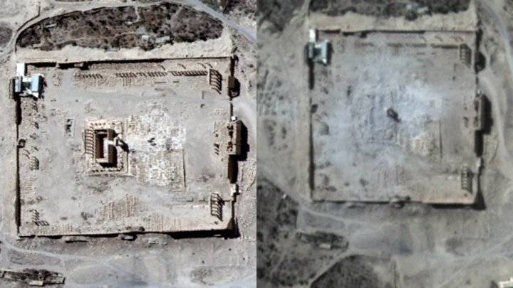الأمم المتحدة: صور الأقمار الاصطناعية تؤكد تدمير معبد 