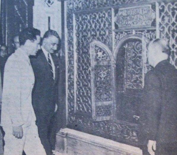 صور نادرة تجمع الزعيم جمال عبد الناصر بالرئيس الليبي معمر القذافي