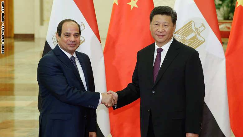 السيسي: اكتشاف حقل الغاز في "المتوسط" لن يكون الأخير.. وقناة السويس الجديدة توافق رؤية بكين لإحياء "طريق الحرير"