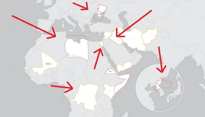 لا تسافروا في طائرات تمر فوق هذه المناطق