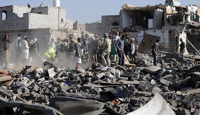 10 شهداء معظمهم نساء واطفال بغارة سعودية على اليمن