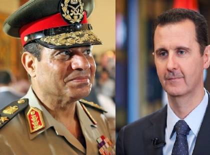 السيسي للاسد : عدونا واحد الاخوان المسلمين والارهاب