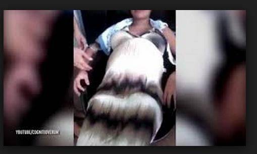 بالفيديو: بطن امرأة حامل يصدم رواد مواقع التواصل الاجتماعي