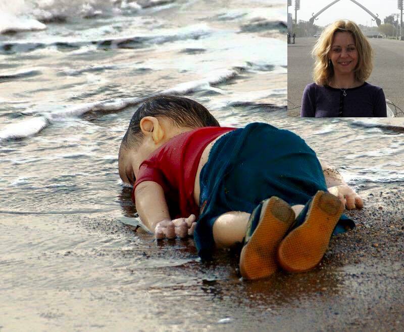 أميركية في بيروت هي من سربت صورة الطفل السوري الغريق لأول مرة