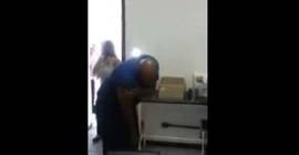 بالفيديو.. رد فعل مضحك لرجل مجسم يخاف من حقنة